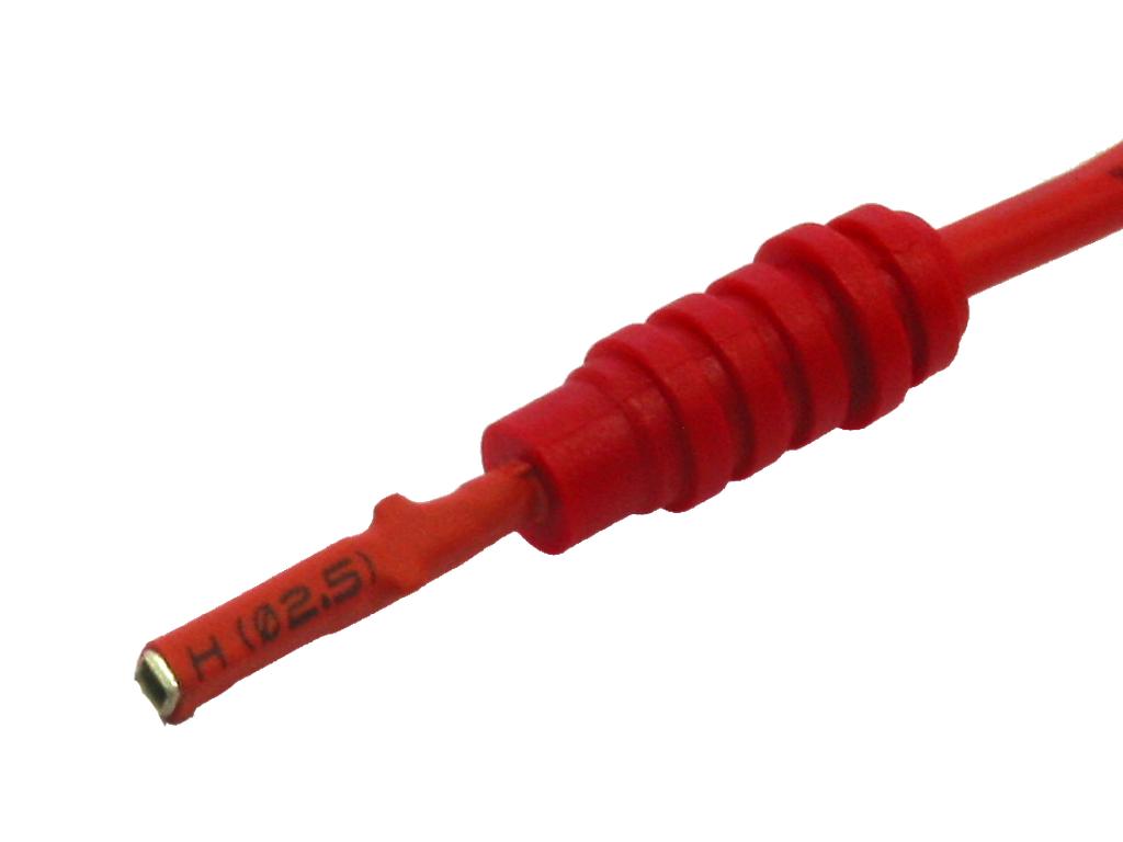 Kabelschuhverbinder M flach 1,2 mm rot (60979025, PICHLER)