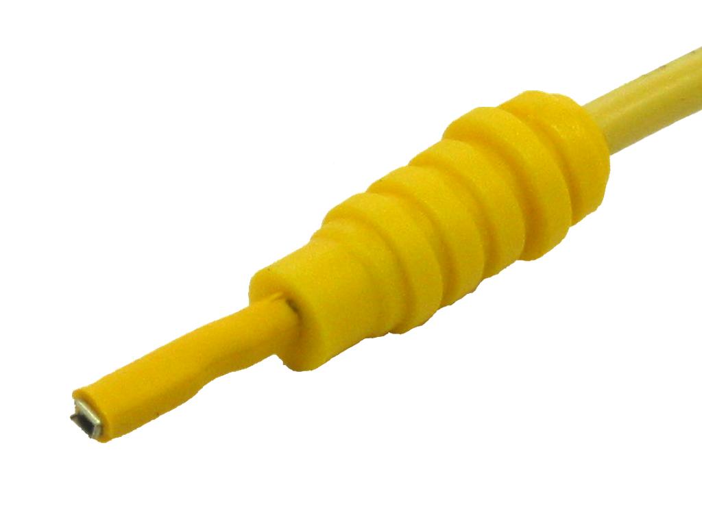 Kabelschuhverbinder M flach 0,8 mm gelb (60979026, PICHLER)