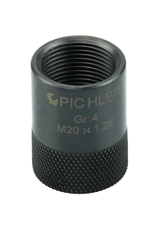 Gelenkwellen-Einziehmutter Gr.4, M20x1,25 rund M18x1,5 (6103325, PICHLER)
