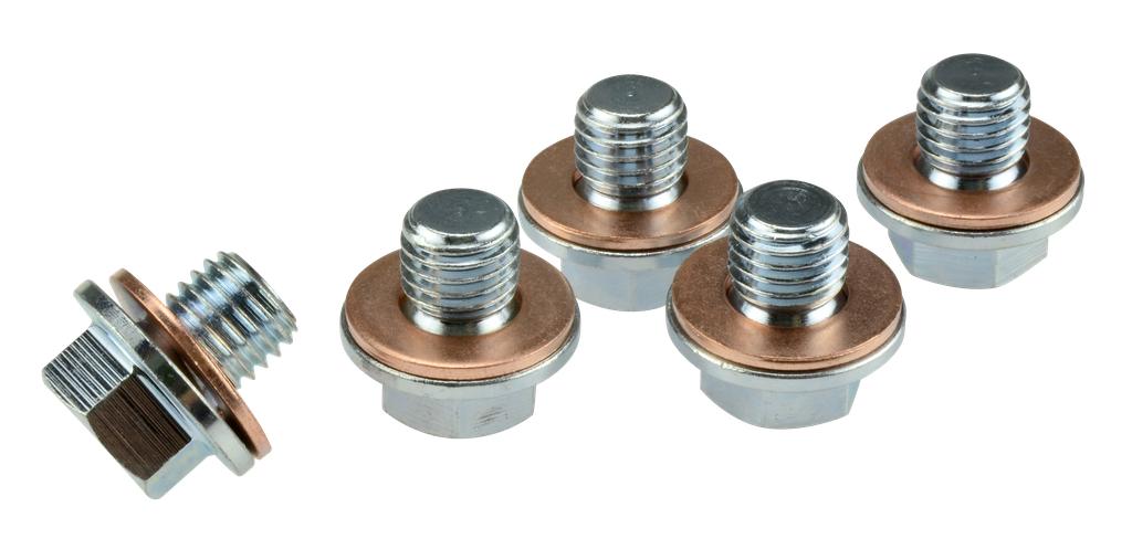 Drain Plug M11 x 1.5 x 20 mm with Copper Sealing Rings 11 x 20 x 1.5 (61251105, PICHLER)