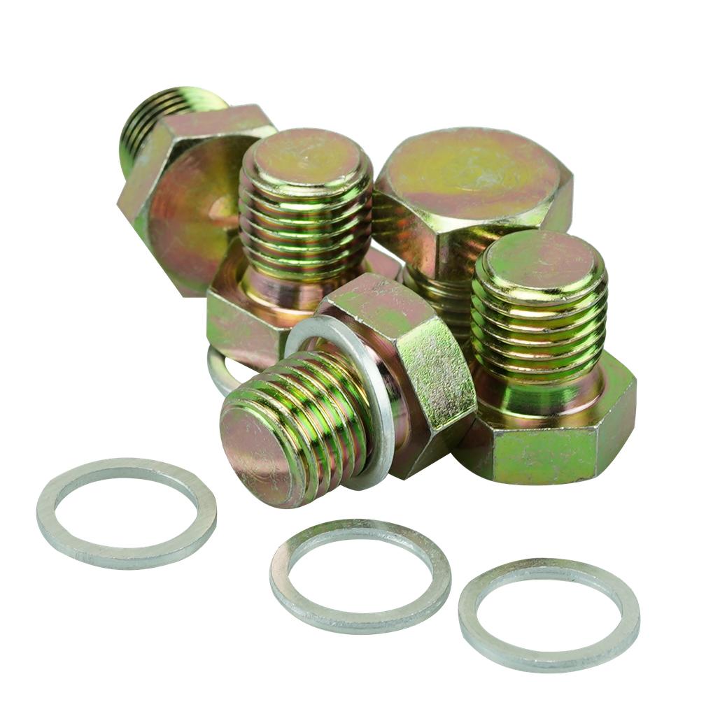 Ölablaßschrauben M13x1,5x20mm mit Alu-Dichtring VE 5Stk. (6125131, PICHLER)