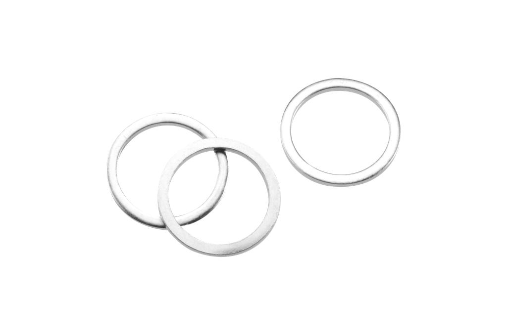 Refilling packs sealing rings M 15 Aluminium (10 pieces) (6125161, PICHLER)