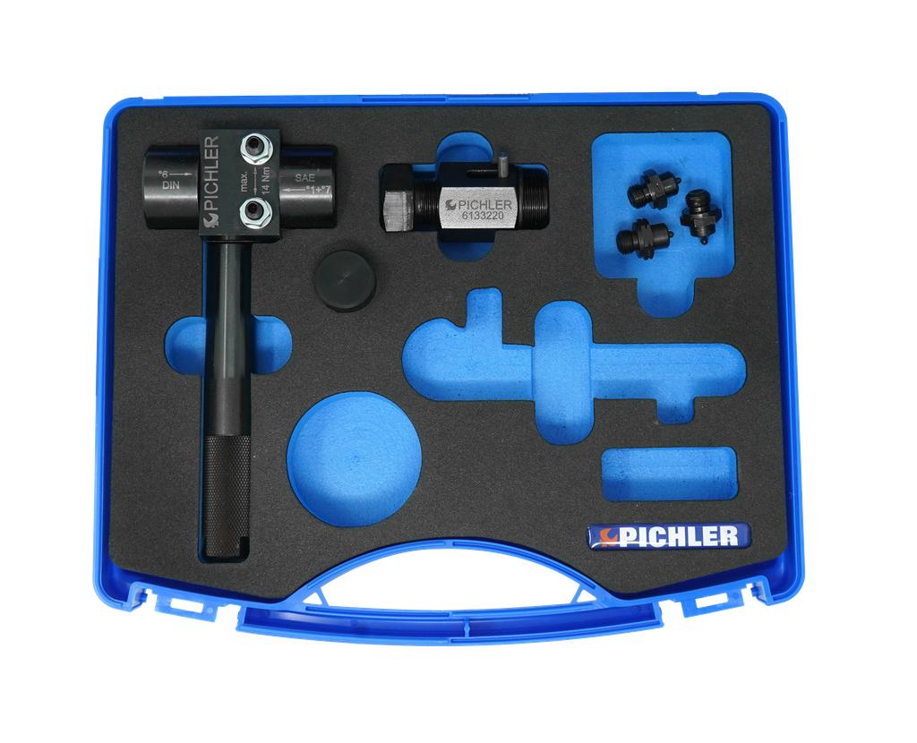 Vehicle brake flaring tool without deburring device, (6133213, PICHLER)