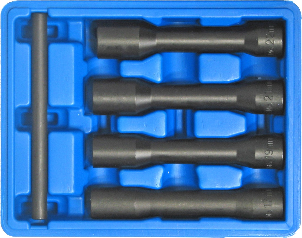 Twist Socket Set Long 5 pc 17, 19, 21 & 22 mm drive 1/2" (61377200, PICHLER)