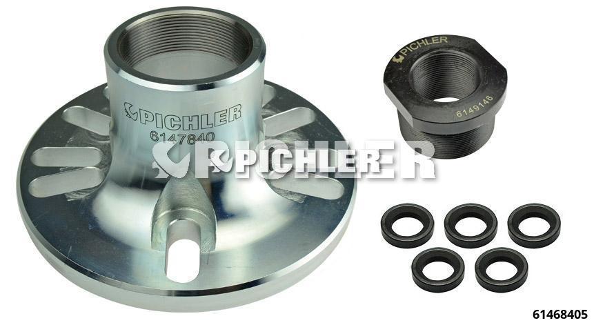 Grundgerät-Abziehflansch mit 1 Adapter- ohne Spindel (61468405, PICHLER)