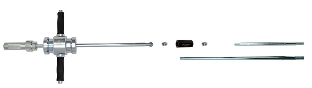 Slide hammer 8.5 kg MASTER with 3 rods 430/650/860 mm and connector (61488005, PICHLER)