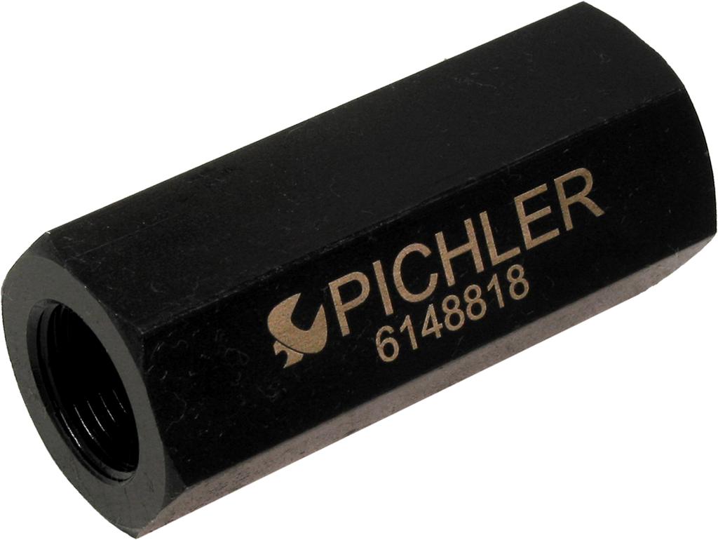 Connecting-Adapter 2 x inner-thread M18 IG M18x1,5 / IG M18x1,5 (6148818, PICHLER)