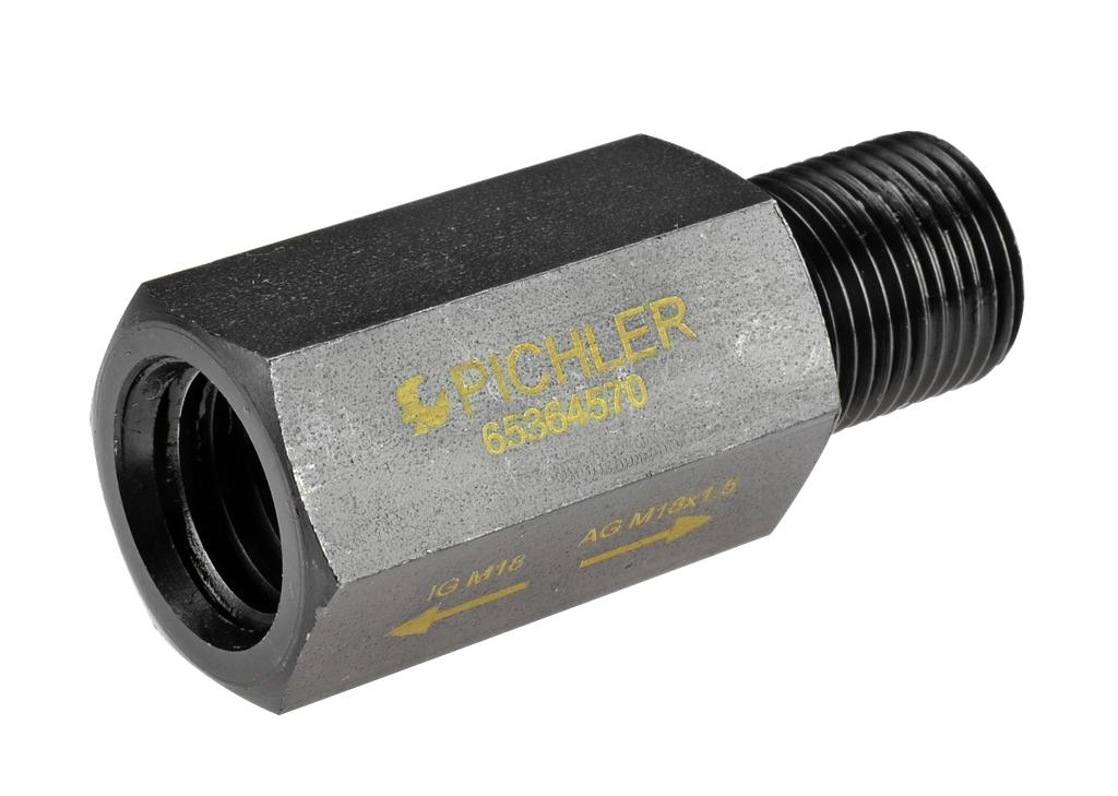 Thread adapter M18x1.5 / internal thread M18x2.5 (65364570, PICHLER)