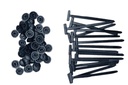 T-clip cable ties, 100 pcs. (65450400, PICHLER)
