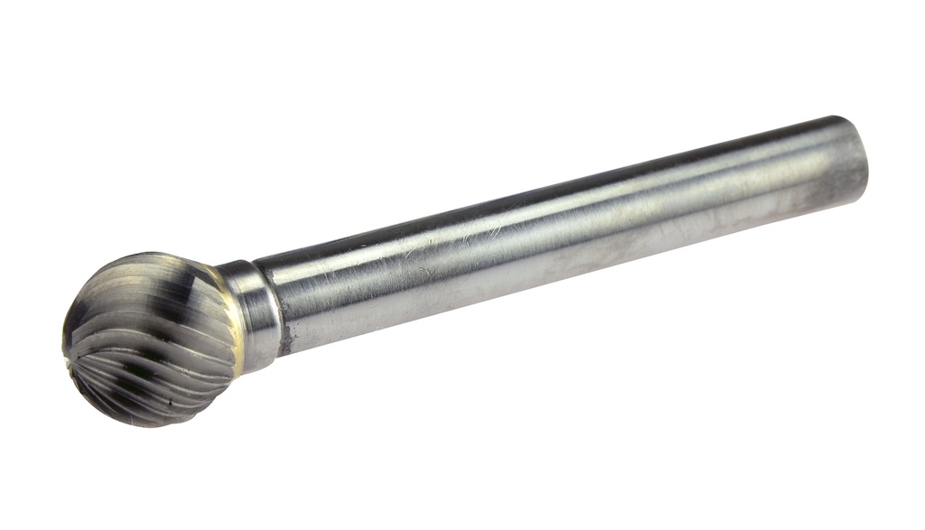 Tungsten Carbide Rotary Burr Spherical 6x50mm Cutting Profile 3 Shaft 6mm (67050010, PICHLER)