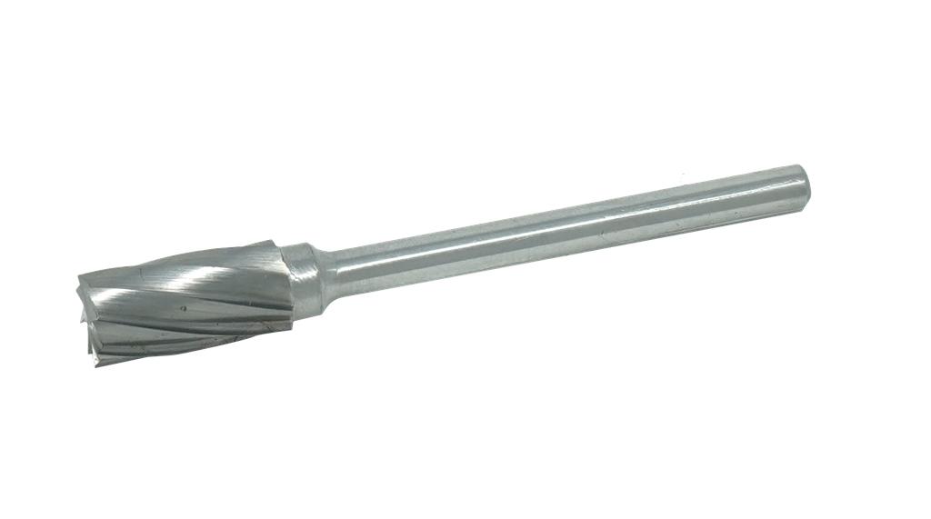 Carbide burr roll round shape Ø6.0 mm with front teeth / shaft Ø 3.0 mm (67052102, PICHLER)