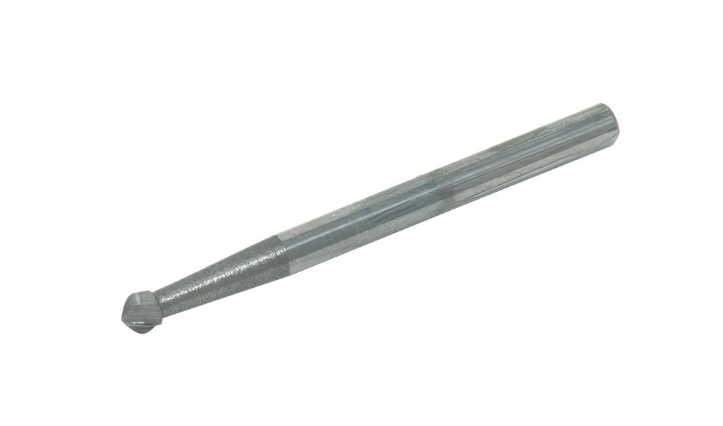 Kietlydinio freza, rutulio formos, Ø3,0 mm, su galiniais dantimis, kotas Ø3 mm (67052106, PICHLER)