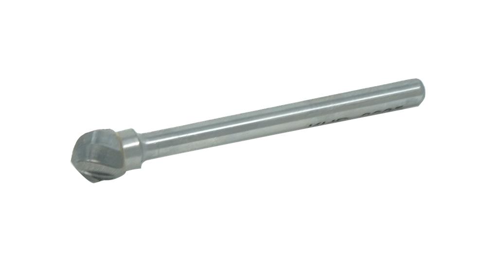 Carbide burr ball shape Ø6.0 mm with front teeth / shaft Ø 3.0 mm (67052107, PICHLER)