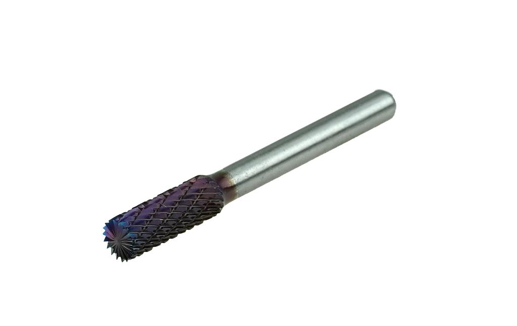 HM-Frässtift 8 x 65 mm ZYAS-Form Zylinderform, Stirnverzahnt Schaft: 6mm (67060001, PICHLER)