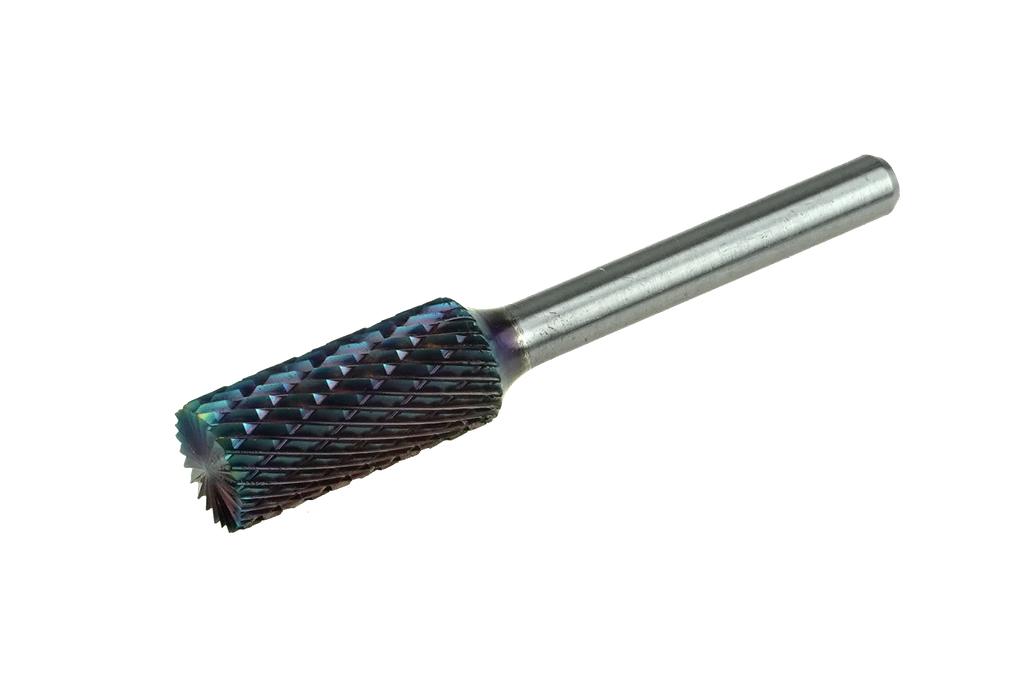 HM-Frässtift 12 x 70 mm ZYAS-Form Zylinderform, Stirnverzahnt Schaft: 6mm (67060011, PICHLER)
