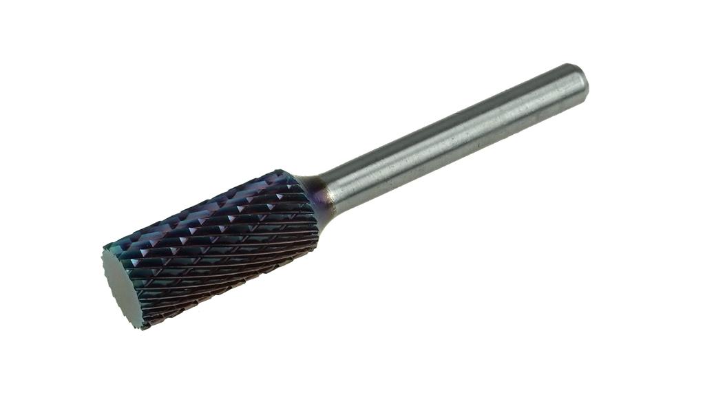 HM-Frässtift 12 x 70 mm zylindrisch Kreuzverzahnung / Schaft: 6mm (67060012, PICHLER)
