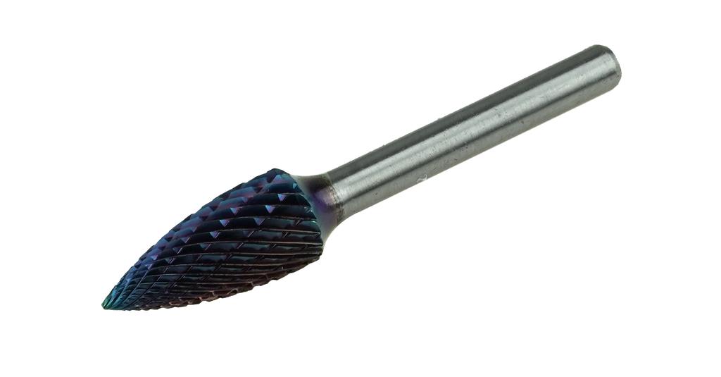 HM-Frässtift 12 x 70 mm SPG-Form Spitzbogenform / Schaft: 6mm (67060016, PICHLER)