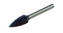 Carbide Burr 12 × 70 mm, Tree Shape, Pointed End (SPG), Cross Cut, 6 mm Shank (67060016, PICHLER)