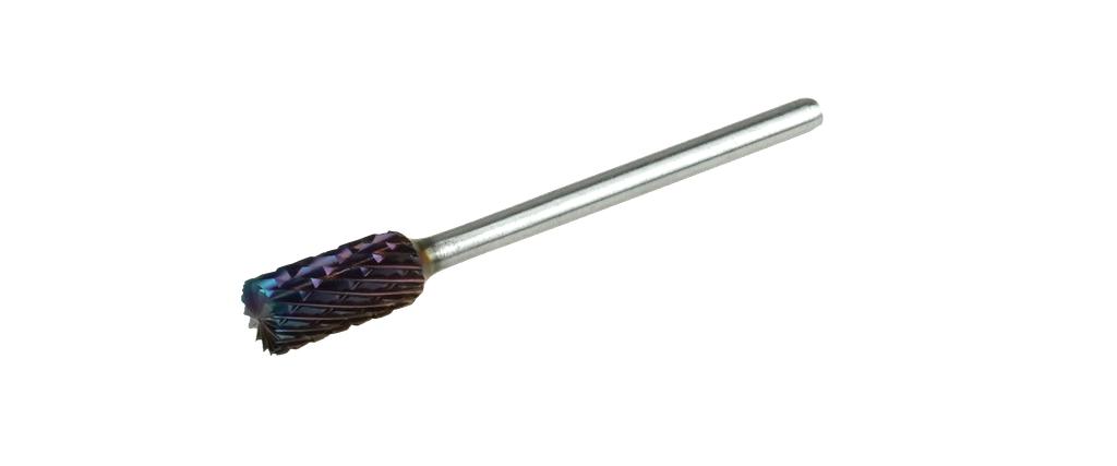 HM-Frässtift Zylinderform ZYAS Kreuzverzahnung / Schaft: 3mm (67063002, PICHLER)