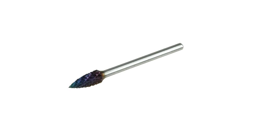 HM-Frässtift Spitzbogenform SPG Kreuzverzahnung / Schaft: 3mm (67063012, PICHLER)