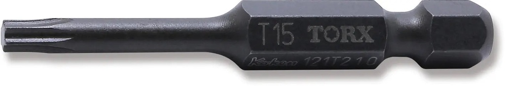 TORX BIT 1/4"HEX T15 LENGTH 50 (72800320, PICHLER)