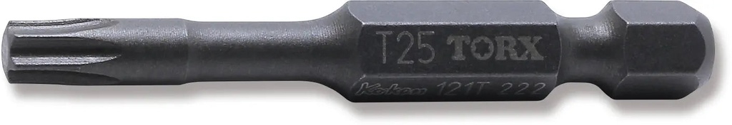 TORX BIT 1/4"HEX T25 LENGTH 50 (72800322, PICHLER)