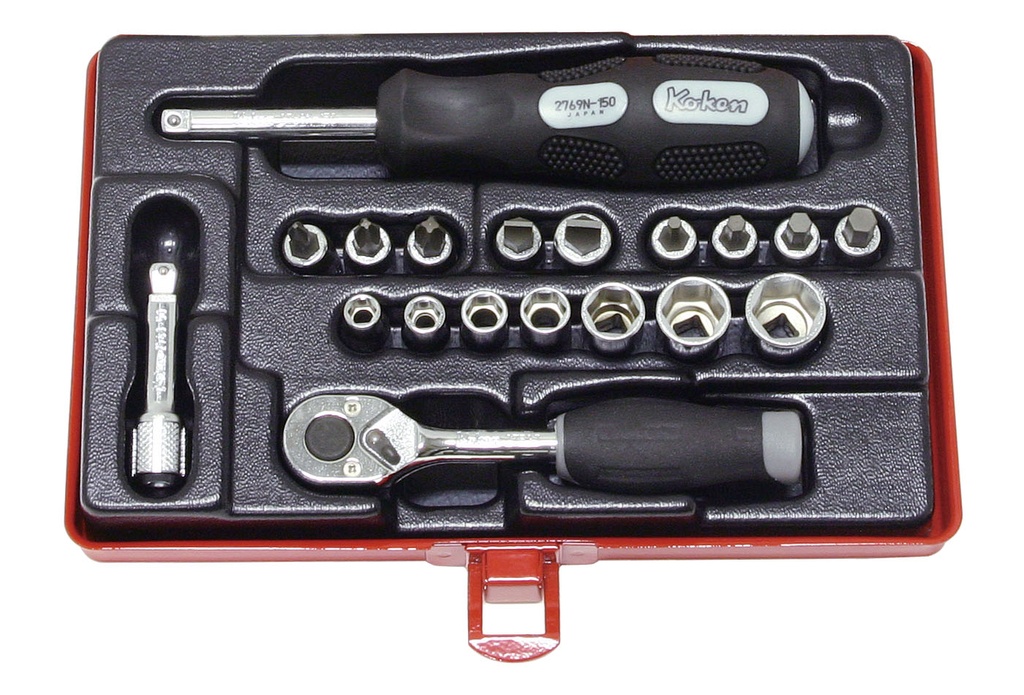 SOCKET SET 1/4"SQ.DR. (72800556, PICHLER)