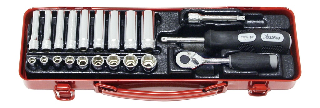 SOCKET SET 1/4"SQ.DR. (72800558, PICHLER)