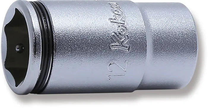 NUT GRIP SEMI DEEP SOCKET 1/4"SQ.DR. 12MM (72800681, PICHLER)