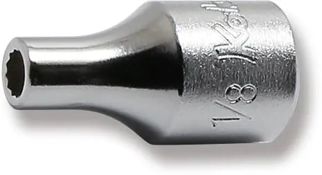 SOCKET 1/4"SQ.DR. 12-P 1/8" (72800739, PICHLER)