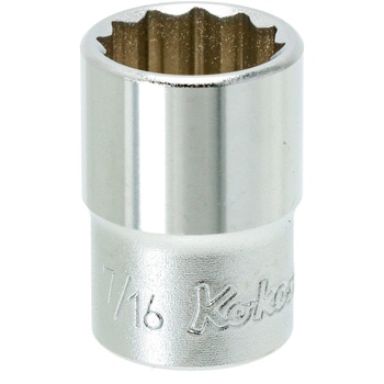 SOCKET 1/4"SQ.DR. 12-P 7/16" (72800748, PICHLER)