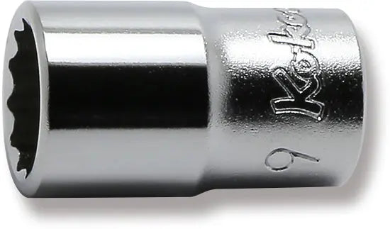 SOCKET 1/4"SQ.DR. 12-P 9MM (72800761, PICHLER)