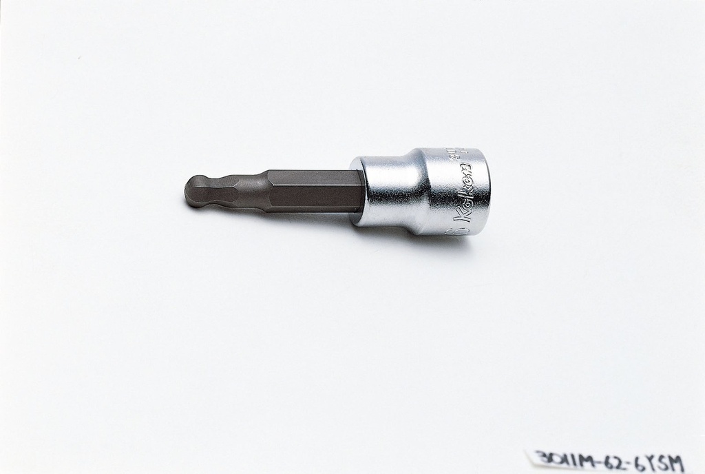 Galvutė su rutuliniu šešiakampiu antgaliu 3/8 col. pavara, 8 mm, ilgis 62 mm (73800239, PICHLER)