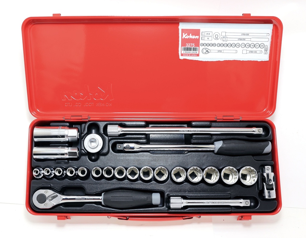 SOCKET SET 3/8"SQ.DR. (73800605, PICHLER)