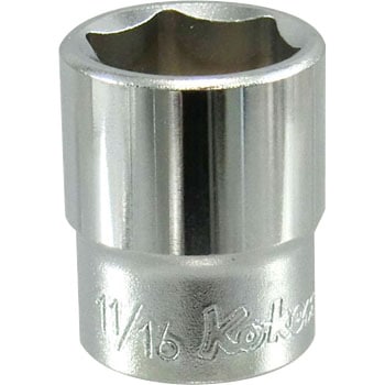 SOCKET 3/8"SQ.DR. 6-P 11/16" (73800922, PICHLER)