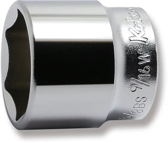 SOCKET 3/8"SQ.DR. 6-P BSW 9/16" (73800991, PICHLER)