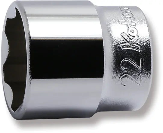 SURFACE SOCKET 3/8"SQ.DR. 22MM (73801063, PICHLER)