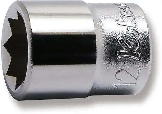 SOCKET 3/8"SQ.DR. 8-P 12MM (73801078, PICHLER)