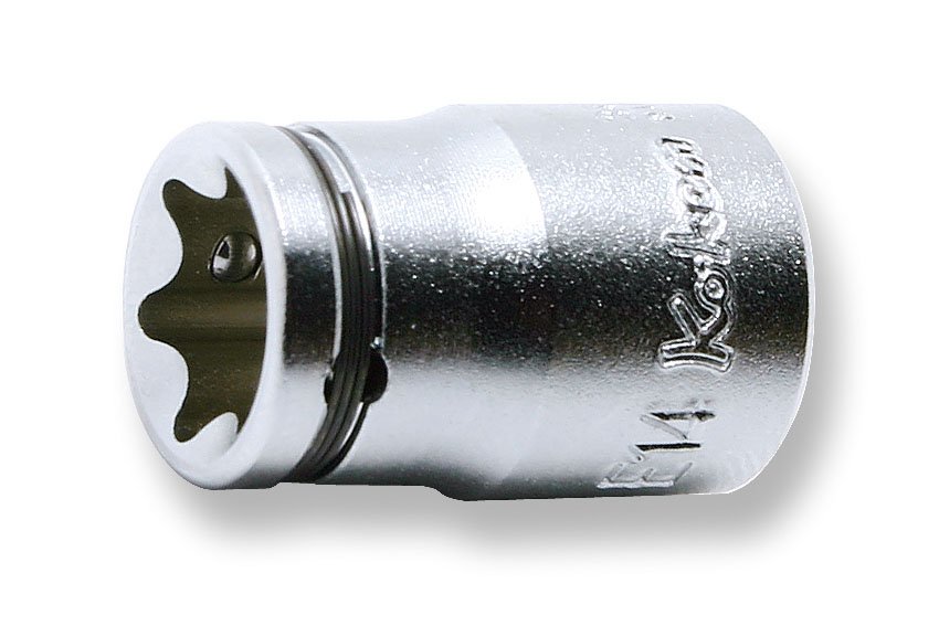 3/8 col. galvutė išoriniam Torx E20 su veržlės laikikliu (Nut Grip) (73801096, PICHLER)