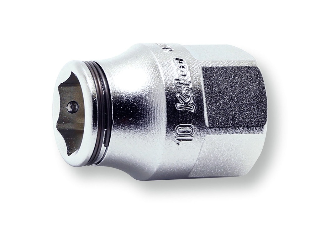 Galvutė 3/8 col. su veržlės fiksavimu Nut Grip ir papildoma šešiabriaune jungtimi (73801197, PICHLER)