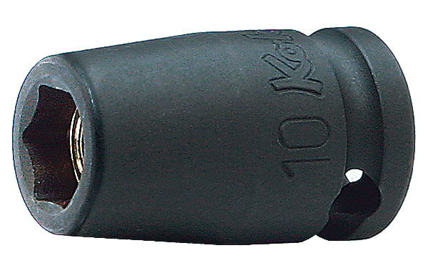 IMPACT SOCKET WITH MAGNET 3/8"SQ.DR. 10MM (73890161, PICHLER)
