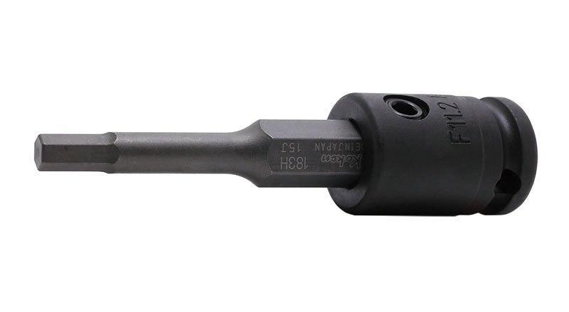 3/8 inch impact bit holder with 7/16 inch Inhex bit DIN 3126 E11.2 (73890443, PICHLER)