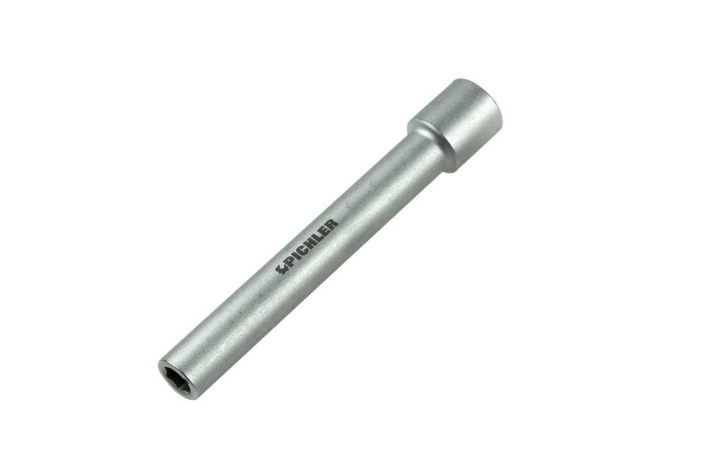 Durchgangsstecknuss-SW 9 120 mm lang,6-kant,Antr.3/8 (74163090, PICHLER)