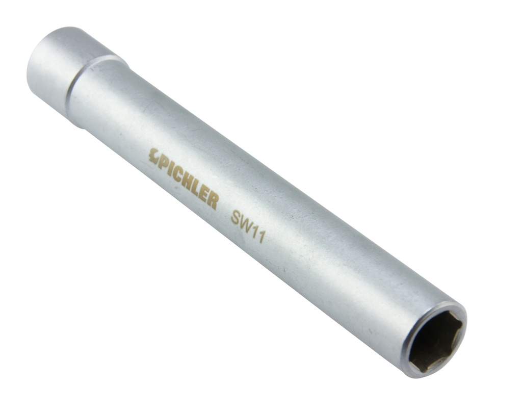 Through-Drive Socket 3/8 in., 6-Point, 11 mm, Long 120 mm (74163110, PICHLER)