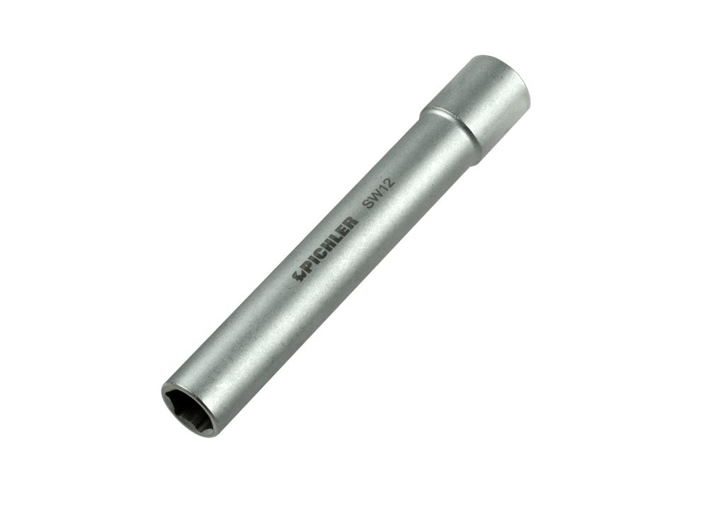 Pratekamoji galvutė 3/8 col., 6 briaunų, 12 mm, ilga 120 mm (74163120, PICHLER)