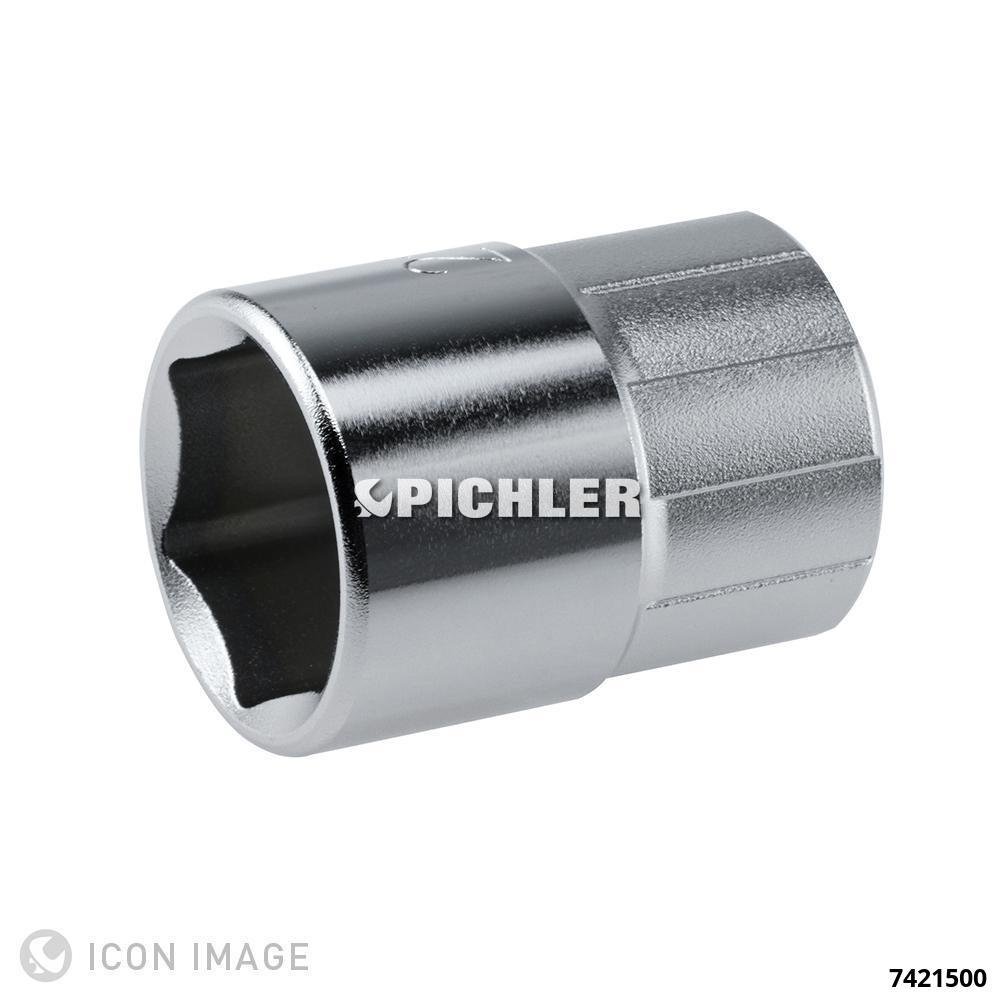 1/2 col. galvutė 6 briaunų 15 mm (7421500, PICHLER)
