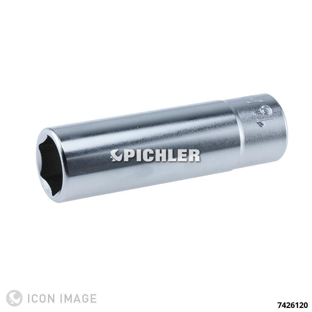 Stecknuss 1/2"lang SW 12x77 6-kant (7426120, PICHLER)