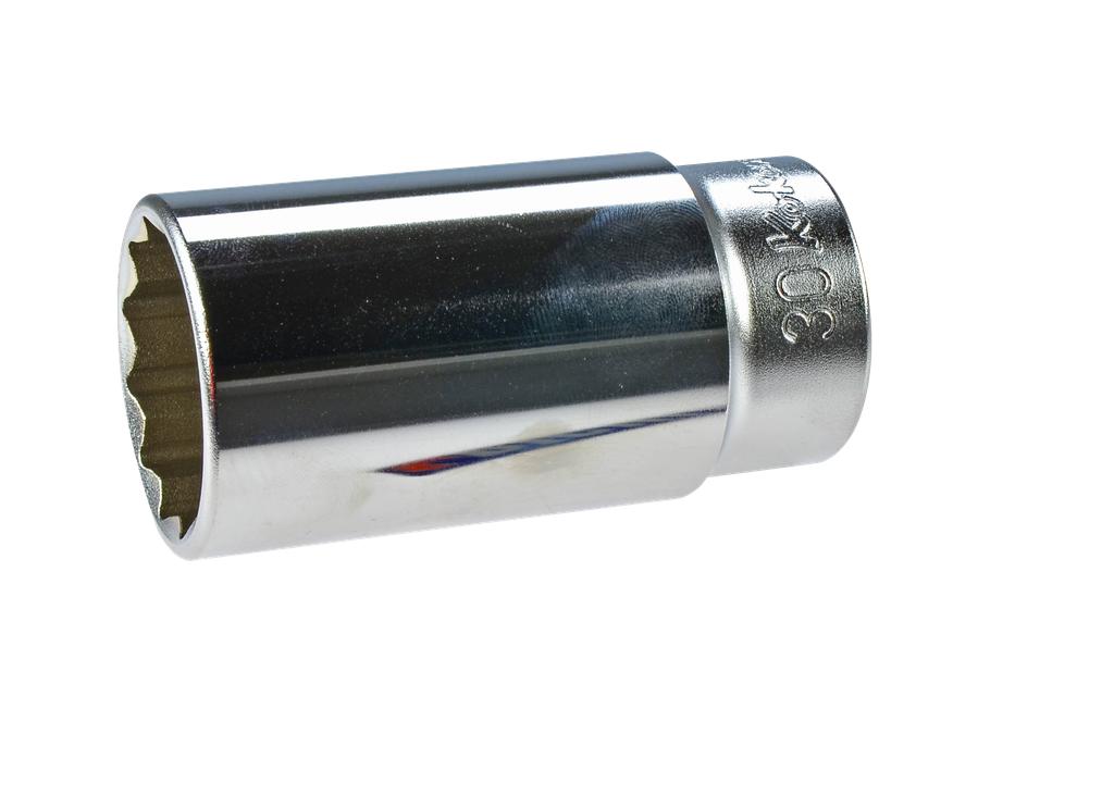 Socket double hexagon 1/2" drive SW 30 x 77 (7436300, PICHLER)