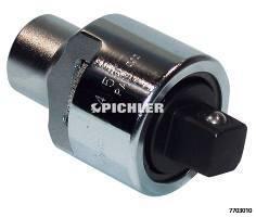 Ratchet adapter 1/4" 40 mm (7703010, PICHLER)