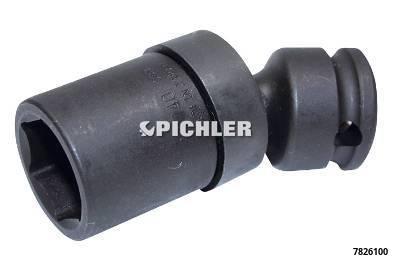 Smūginė šešiakampė galvutė rutulinėms jungtims Impact 3/8 col., 10 mm, ilgis 57 mm (7826100, PICHLER)
